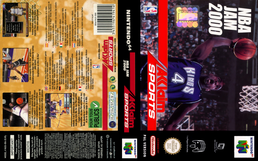 NBA Jam 2000 — box-texture (EU)