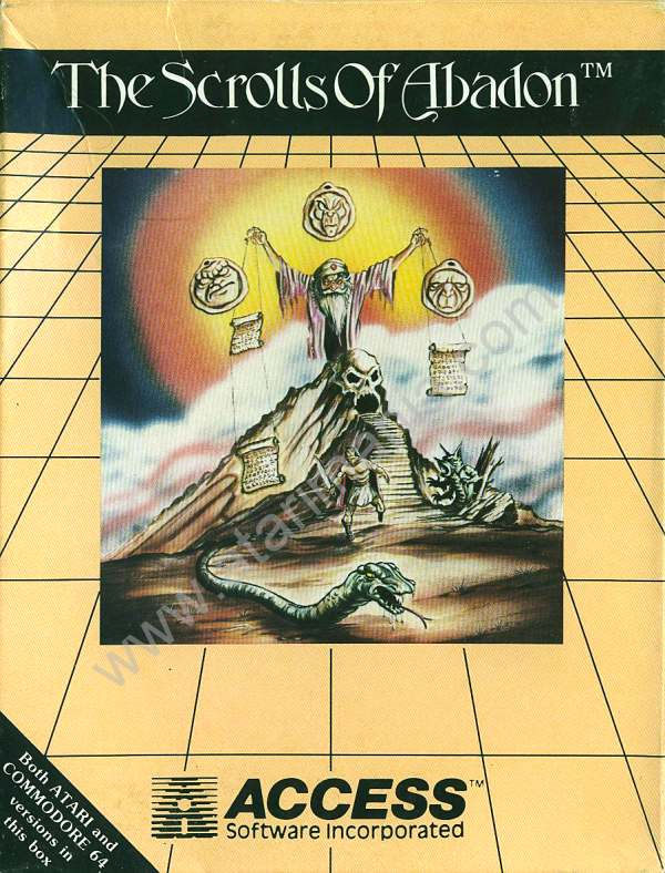 Scrolls Of Abadon, The box art