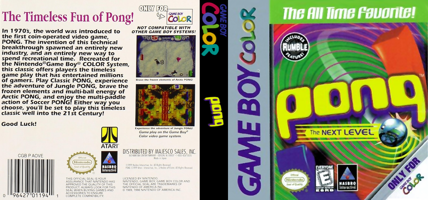 Pong : The Next Level — box-texture (US)