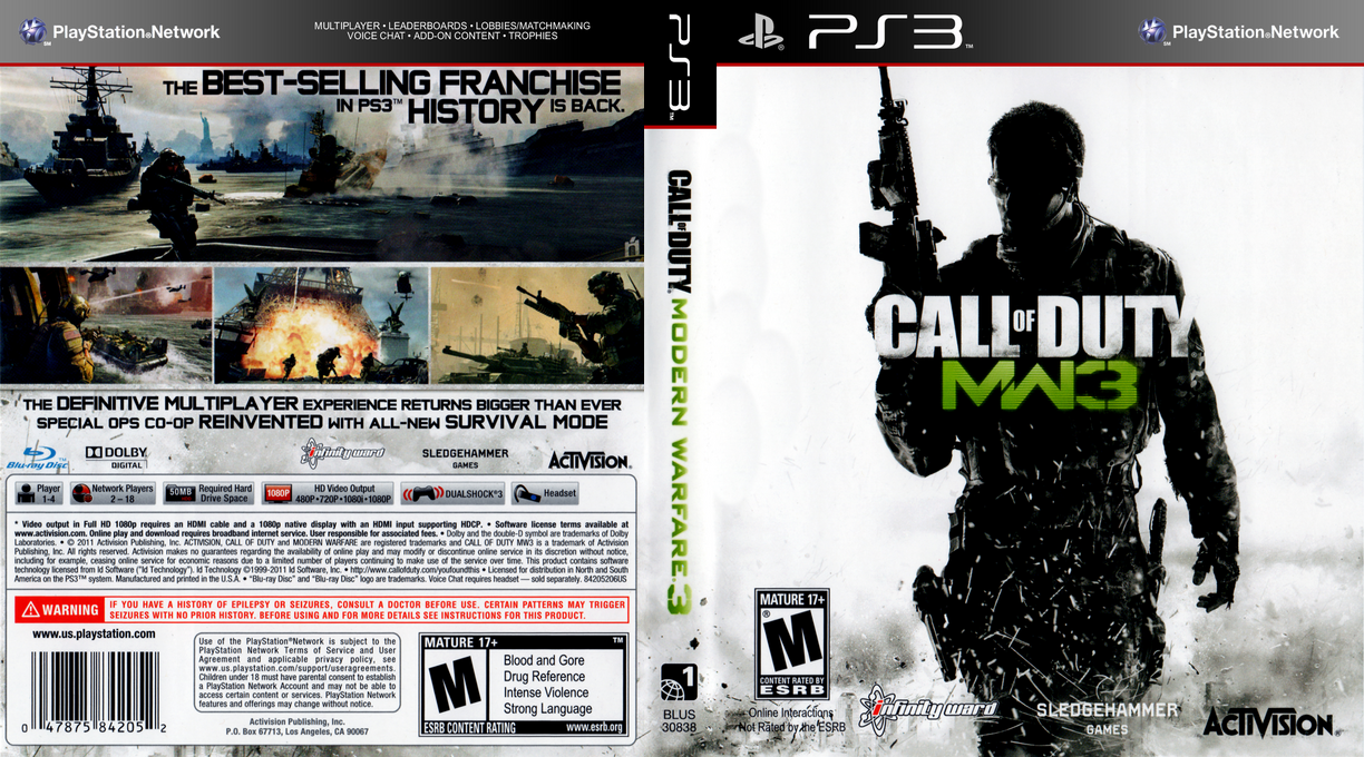 Call of Duty - Modern Warfare 3 — box-texture (US)