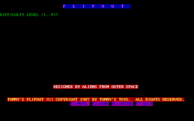 Tommy's Flipout — sstitle (WOR)