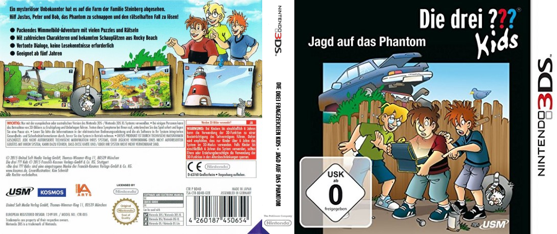 Die drei Fragezeichen Kids - Jagd auf das Phantom — box-texture (DE)
