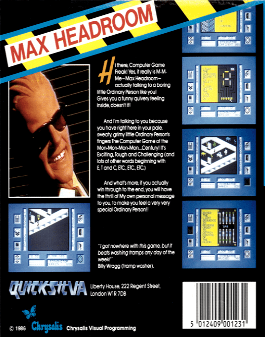 Max Headroom — box-2D-back (EU)