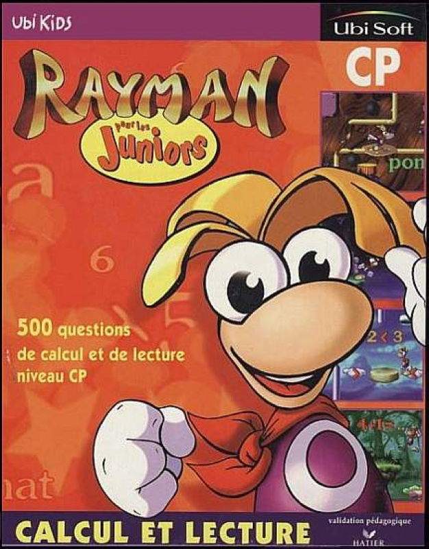 Maths And English With Rayman Volume 1 — box-2D (FR)