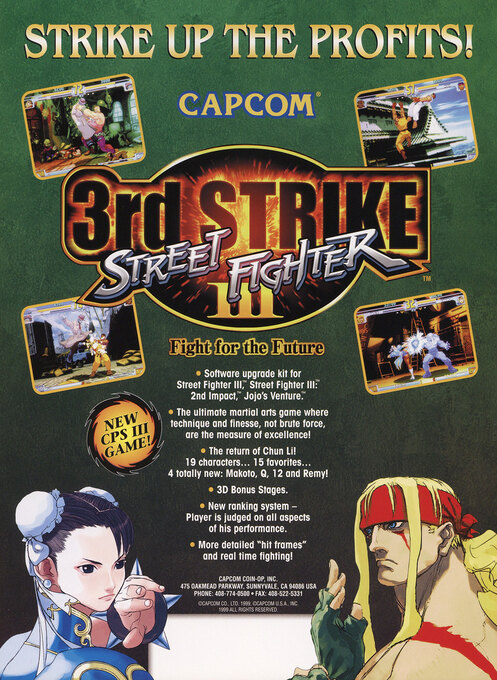 Street Fighter III : 3rd Strike - Fight for the Future box art