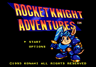 Rocket Knight Adventures — sstitle (WOR)