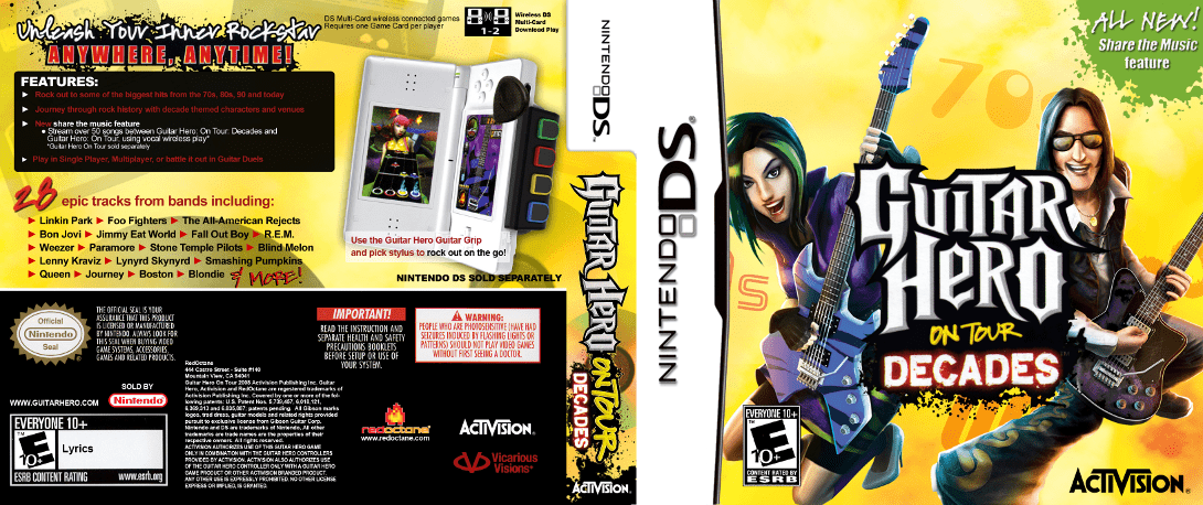 Guitar Hero - On Tour - Decades — box-texture (US)
