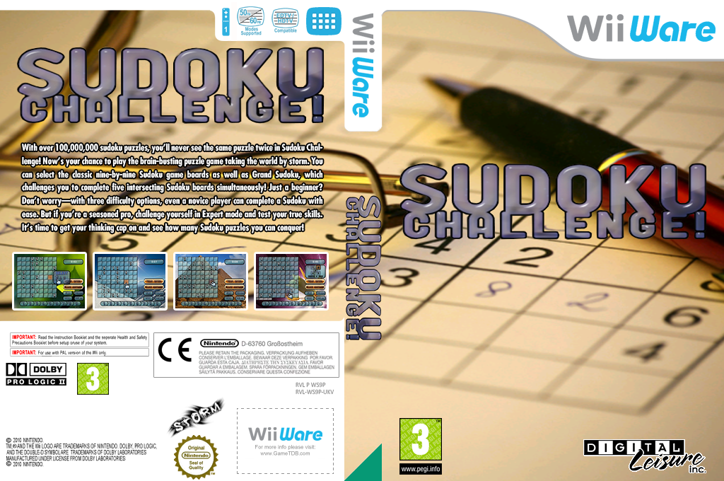 Sudoku Challenge! — box-texture (EU)