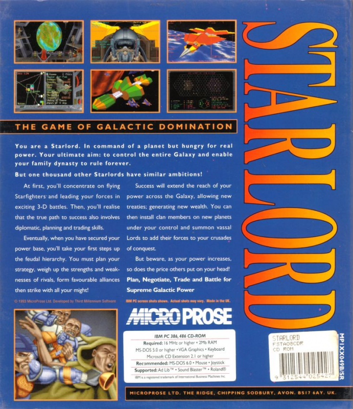 Starlord — box-2D-back (EU)