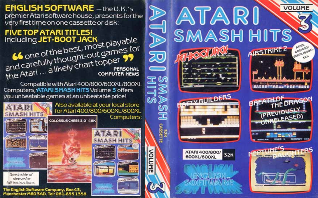 Atari Smash Hits - Volume 3 — box-texture (EU)