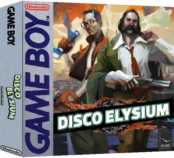 Disco Elysium : Game Boy Edition — box-3D (WOR)