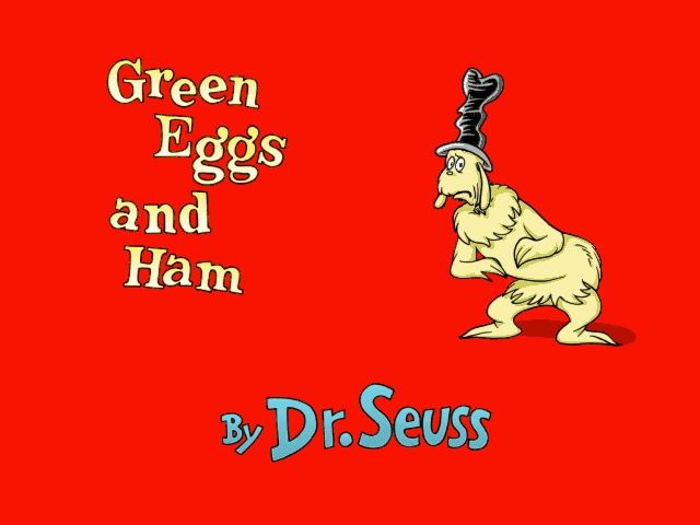 Green Eggs and Ham — sstitle (WOR)