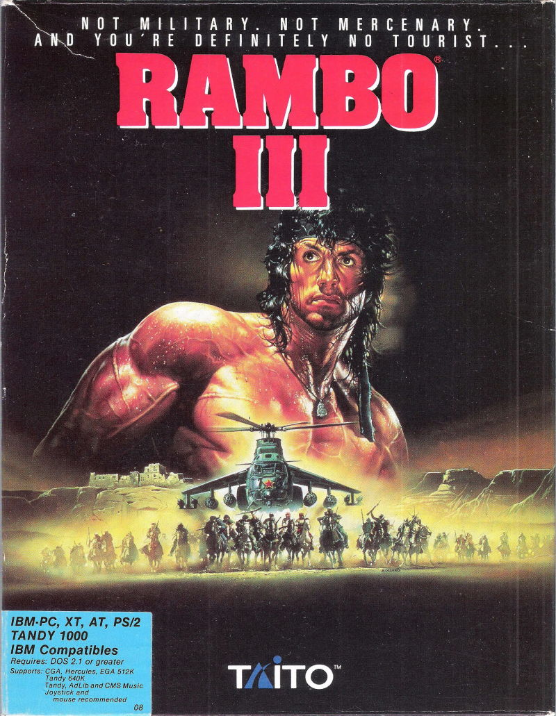 Rambo 3 box art