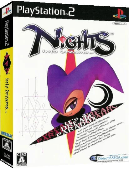 Nights into Dreams... — box-3D (JP)