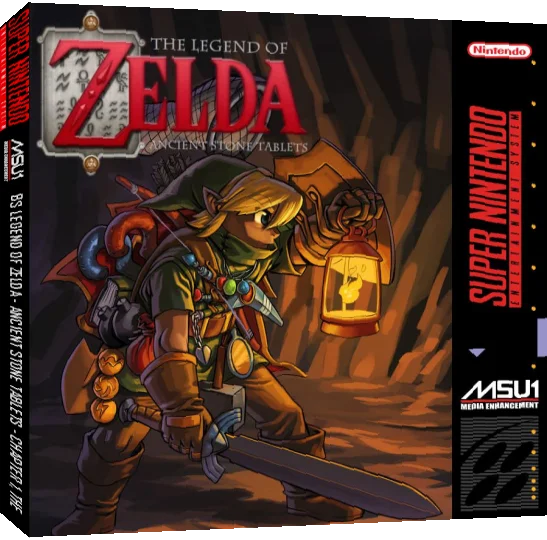Bs Legend Of Zelda - The Ancient Stone Tablets - Chapter 1 — box-3D (US)