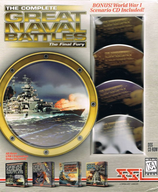 Complete Great Naval Battles, The - The Final Fury box art