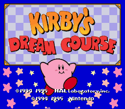 Kirby's Dream Course — sstitle (WOR)