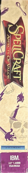 SpellCraft - Aspects Of Valor — box-2D-side (US)