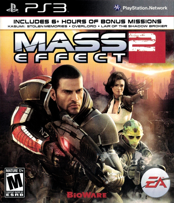 Mass Effect 2 box art