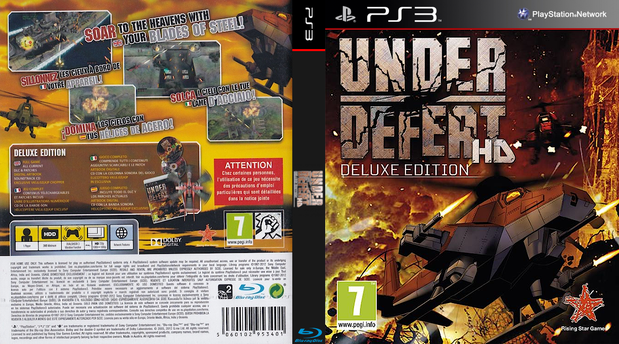 Under Defeat HD - Deluxe Edition — box-texture (EU)