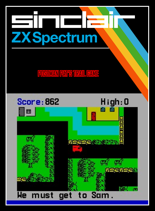 Postman Pat's Trail Game — box-2D (SS)