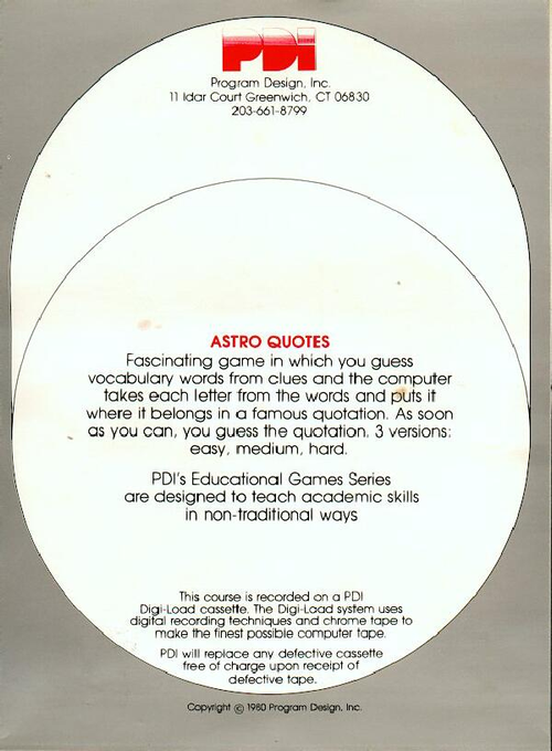 Astro-Quotes — box-2D-back (US)