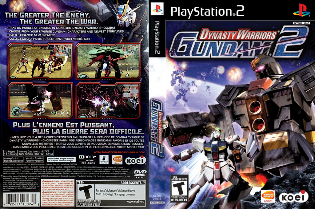 Gundam Musou 2 — box-texture (US)