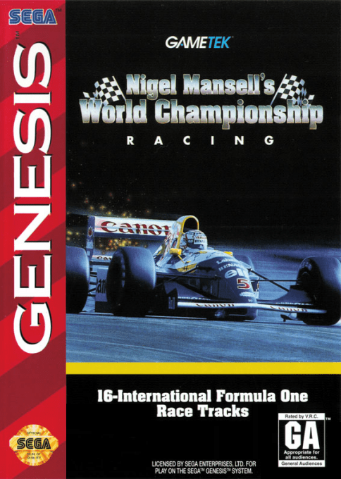 Nigel Mansell's World Championship Racing box art