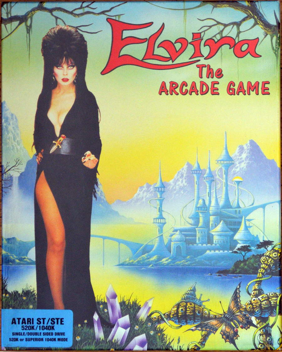 Elvira - The Arcade Game box art