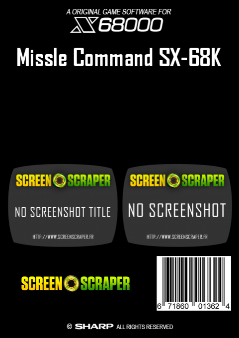 Missle Command Sx-68k — box-2D-back (SS)
