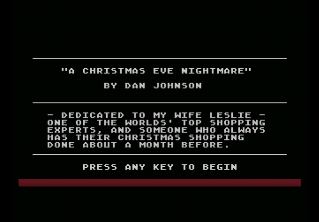 A Christmas Eve Nightmare — sstitle (WOR)