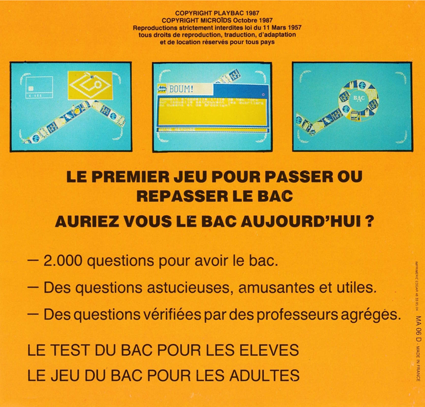 Play Bac — box-2D-back (FR)