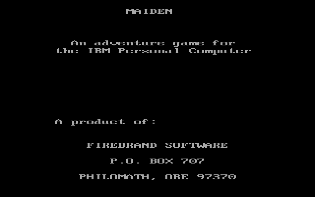 Maiden — sstitle (WOR)