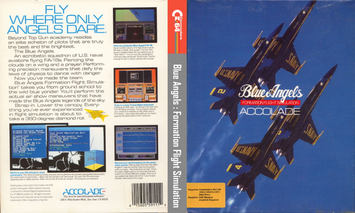 Blue Angels - Formation Flight Simulation — box-texture (US)