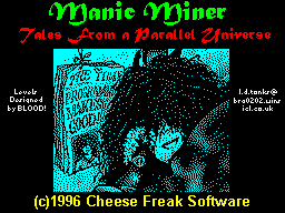 Manic Miner 3 - Tales from a Parallel Universe — sstitle (WOR)