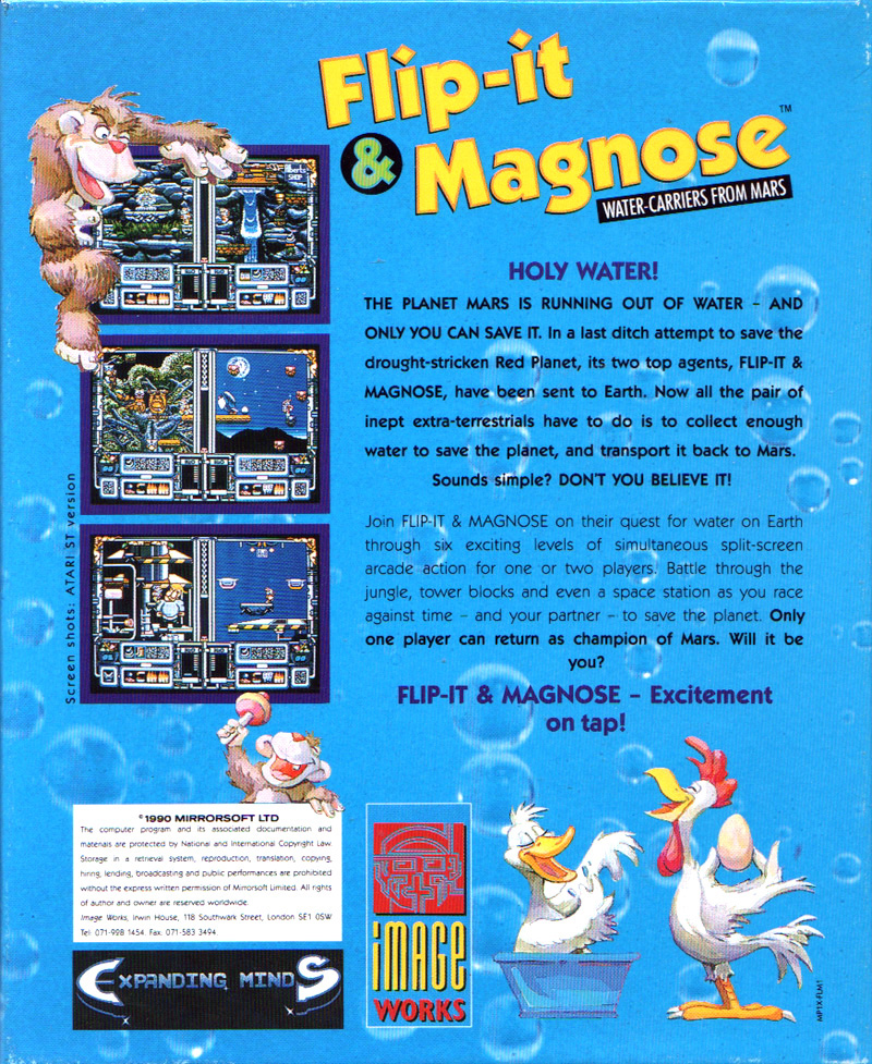 Flip-It And Magnose - Water Carriers From Mars — box-2D-back (WOR)