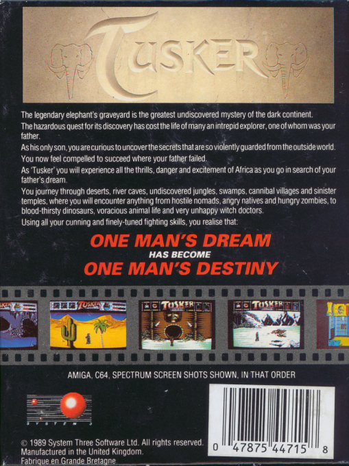 Tusker — box-2D-back (EU)