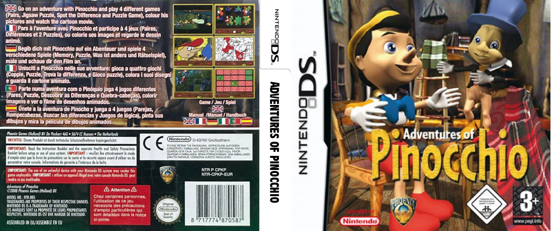 Adventures of Pinocchio — box-texture (EU)