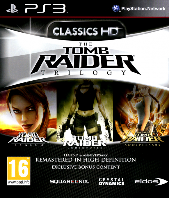 Tomb Raider Trilogy, The — box-2D (EU)