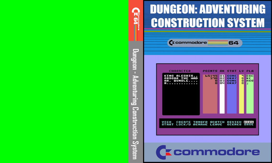 Dungeon : Adventuring Construction System — box-texture (CUS)