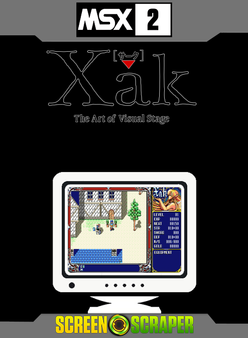 Xak - The Art Of Visual Stage — box-2D (SS)