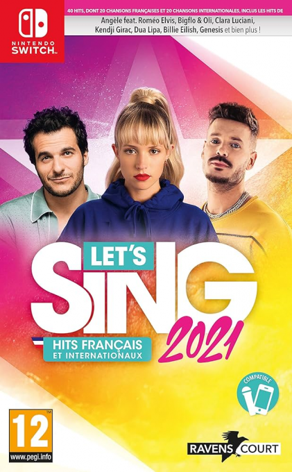 Let's Sing 2021 - Hits Français et Internationaux box art