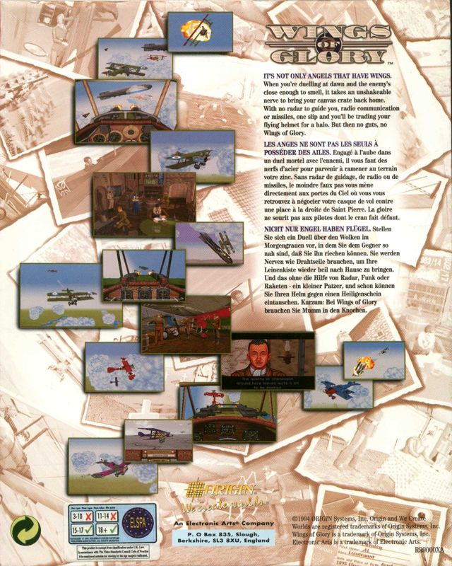 Wings Of Glory — box-2D-back (EU)
