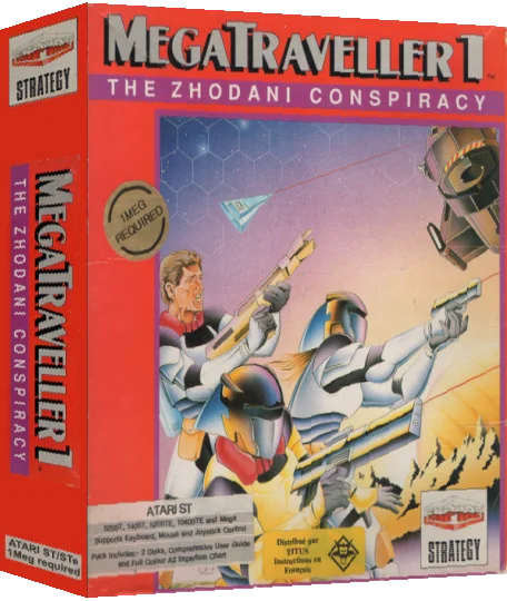 MegaTraveller 1 - The Zhodani Conspiracy — box-3D (FR)