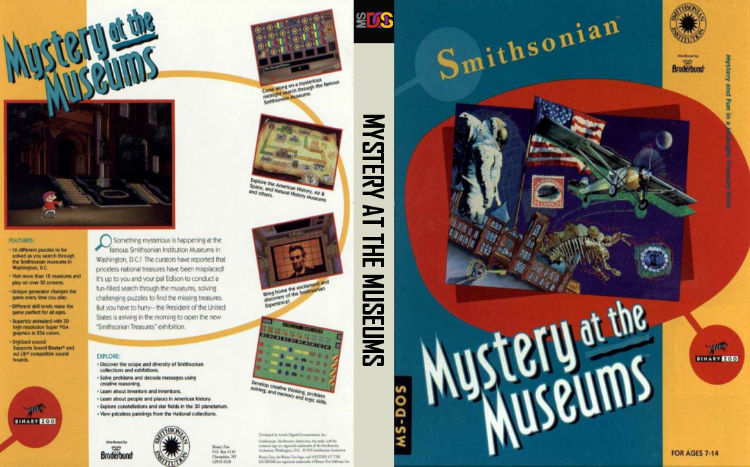 Mystery At The Museums — box-texture (US)