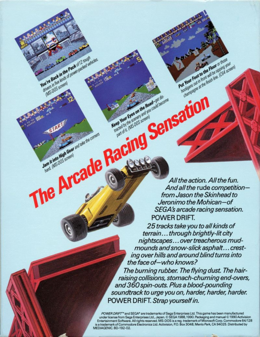 Power Drift — box-2D-back (US)