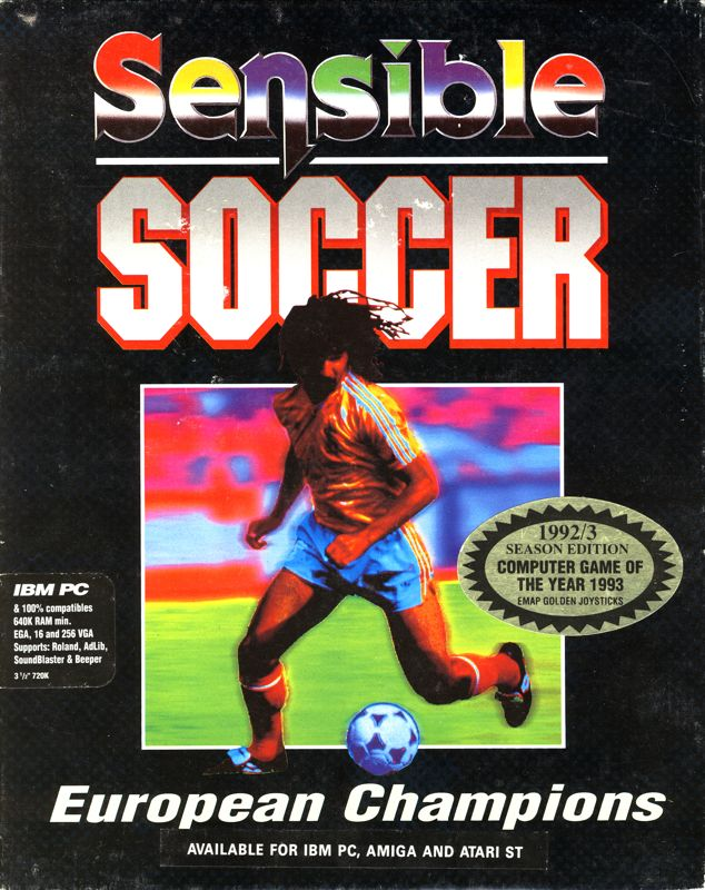 Sensible Soccer - European Champions - 92-93 Edition box art
