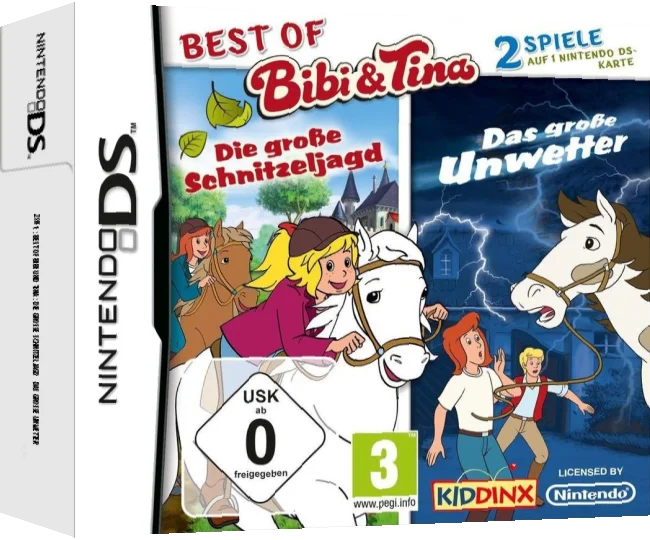 2 in 1 - Best of Bibi & Tina - Die Grosse Schnitzeljagd + Das Grosse Unwetter — box-3D (EU)