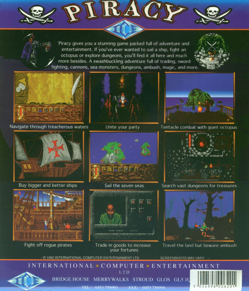 Piracy on the High Seas — box-2D-back (WOR)