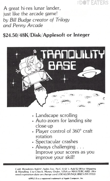 Tranquility Base box art